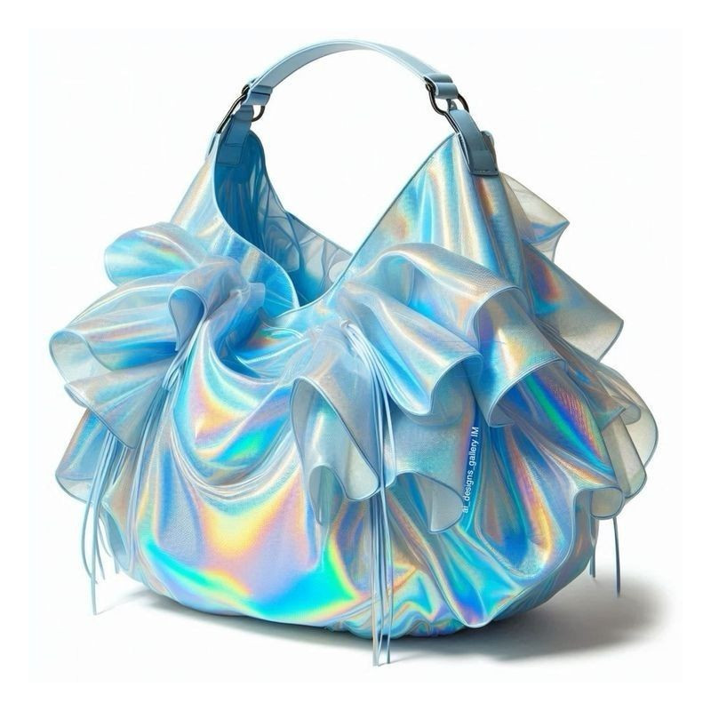 Bolso Y2K holográfico